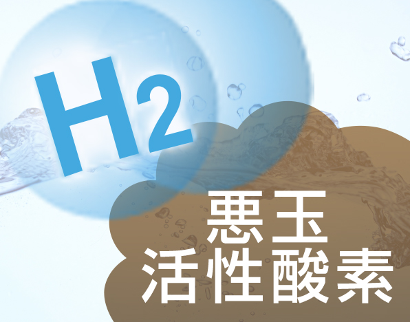 水素水は、「悪玉活性酸素」を身体から取り除きます